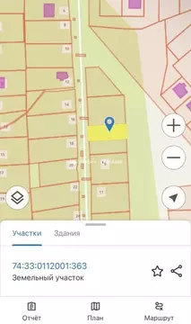 Участок в Челябинская область, Магнитогорск ул. Загорская (5.85 сот.)