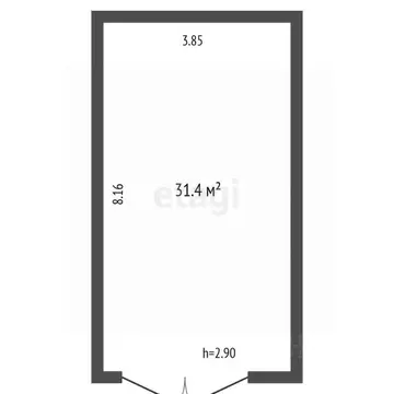 Гараж в Ханты-Мансийский АО, Ханты-Мансийск ул. Мира, 115А (62 м)