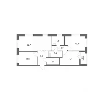 3-к кв. Ленинградская область, Ломоносовский район, Аннинское ...