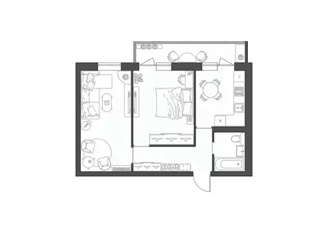 2-к кв. Волгоградская область, Волгоград Квартал жилой комплекс (52.11 ...