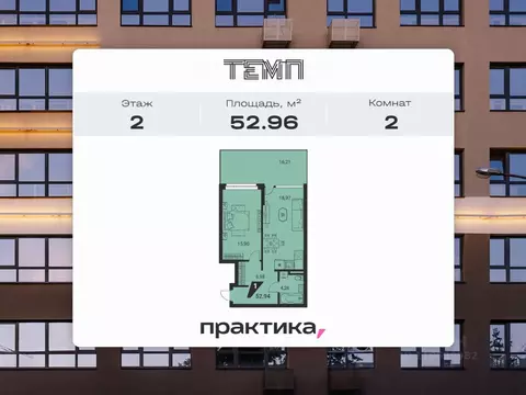 2-к кв. Свердловская область, Екатеринбург ул. 22-го Партсъезда, 10 ...