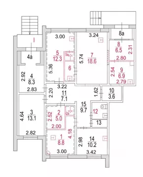 Помещение свободного назначения в Москва ул. 26 Бакинских Комиссаров, ...