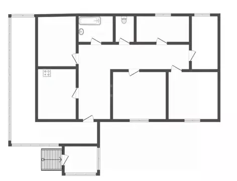 Дом в Воронежская область, Грибановский пгт ул. 70 лет Октября, 28 (80 ...