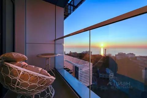 Студия Краснодарский край, Сочи Бытха мкр, ул. Ясногорская, 16/2к6 ...