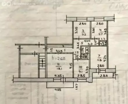 4-комнатная квартира: Абакан, Торговая улица, 14 (77.6 м)