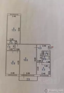 3-к кв. Самарская область, Самара просп. Карла Маркса, 256 (58.1 м)