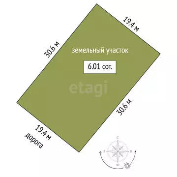 Участок в Тюменский муниципальный округ, садоводческое некоммерческое ...