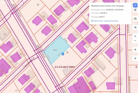Участок в Краснодар, ДНТ Новознаменский, Центральная улица, 26 (6 м)