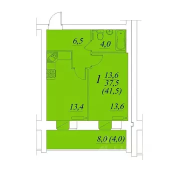 1-к кв. Вологодская область, Вологда Южный мкр,  (41.5 м)