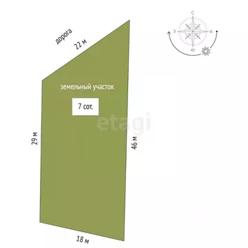 Участок в Ростовская область, Мясниковский район, Краснокрымское ...