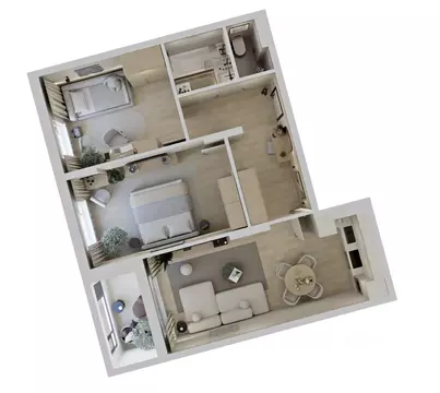 3-к кв. Саха (Якутия), Якутск ул. Чкалова, 39А (60.22 м)