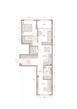 3-к кв. Кемеровская область, Кемерово Уютный Квартал жилой комплекс ...