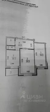 2-к кв. Ленинградская область, Коммунар г. Гатчинский муниципальный ...