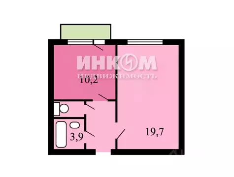 1-к кв. Москва Митинская ул., 40К1 (37.8 м)