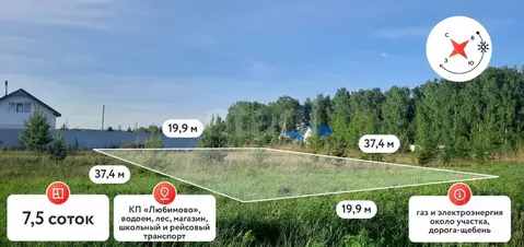 Участок в Тюменская область, Тюменский муниципальный округ, д. Елань  ...