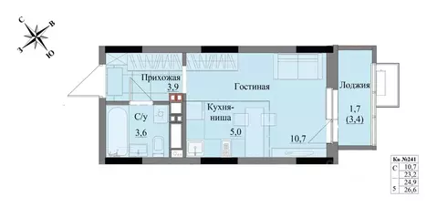 Студия Удмуртия, Ижевск Краски Леса жилой комплекс (24.9 м)