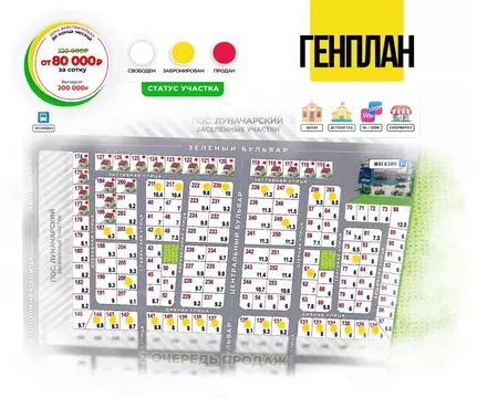 Участок в Самарская область, Ставропольский район, с. Ягодное  (7.0 ...