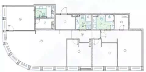 4-к кв. Москва Дружинниковская ул., 15А (173.5 м)