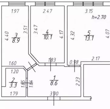 2-к кв. Краснодарский край, Сочи Вишневая ул., 18/8 (44.1 м)