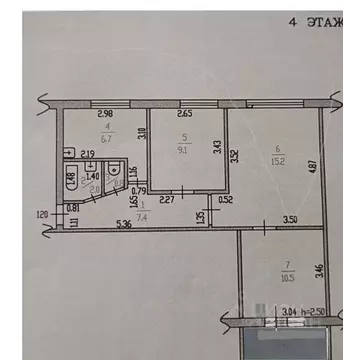 3-к кв. Алтайский край, Барнаул ул. Панфиловцев, 3 (58.0 м)