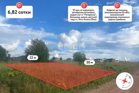 Участок в Пермский край, Пермский муниципальный округ, д. Большакино, ...