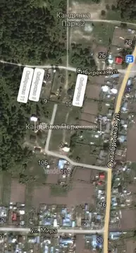 Участок в Томская область, Томский район, д. Кандинка ул. Сибирская, 1 ...