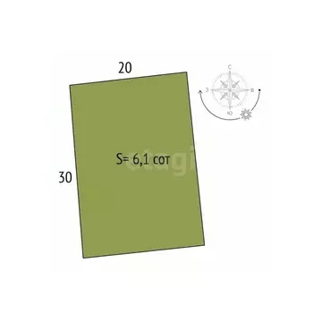 Участок в Брянская область, Брянский район, Добрунское с/пос, Полет ...