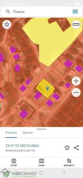 Участок в Краснодарский край, Новороссийск городской округ, с. Мысхако ...