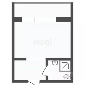 Студия Тюменская область, Тюмень ул. Бабарынка, 16а (16.5 м)