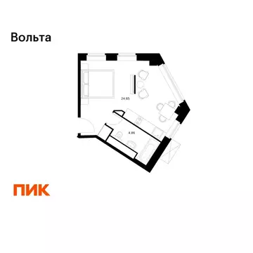 Студия Санкт-Петербург просп. Энергетиков, 6 (29.71 м)