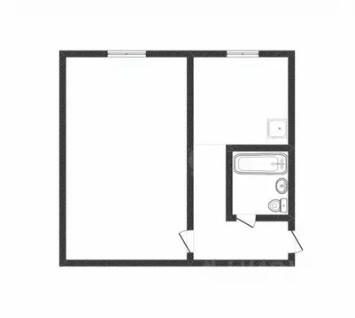 1-к кв. Костромская область, Нерехта ул. Энергетиков, 23 (29.6 м)