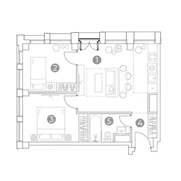 3-комнатная квартира: Москва, 2-й Силикатный проезд, вл8 (53 м)