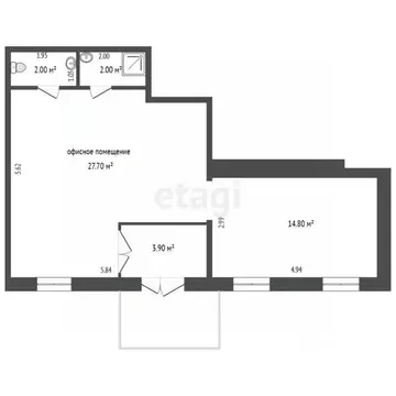 Помещение свободного назначения в Тюменская область, Тюмень ул. Героев ...