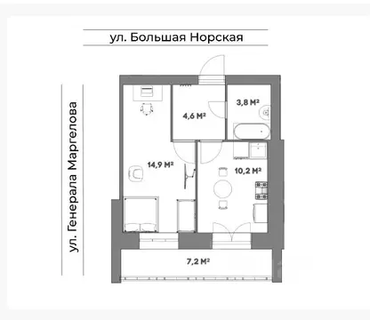 1-к кв. Ярославская область, Ярославль Ленинградский просп., 98/2 ...