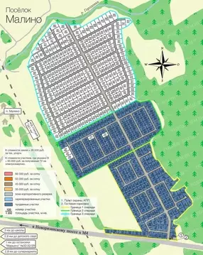 Участок в Московская область, Ступино городской округ, д. Девяткино  ...