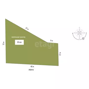 Участок в Семидворье, микрорайон Надежда (10 м)