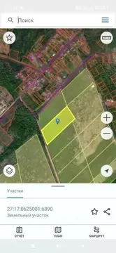 Участок в Хабаровский край, Хабаровский район, Осиновореченское с/пос, ...