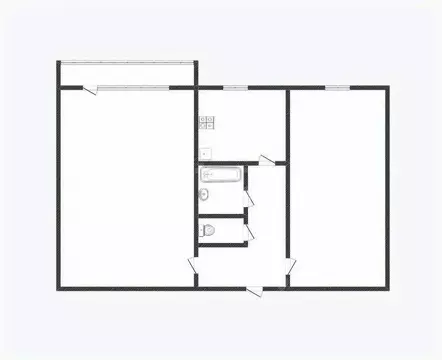 2-к кв. Костромская область, Нерехта ул. Карла Либкнехта, 15 (43.5 м)