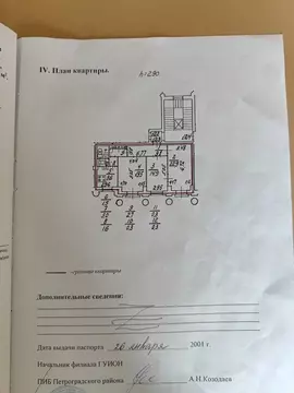 3-к кв. Санкт-Петербург ул. Куйбышева, 1/5 (84.0 м)