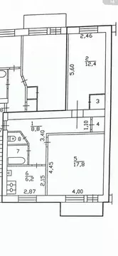2-к кв. Ленинградская область, Лужское городское поселение, пос. ...