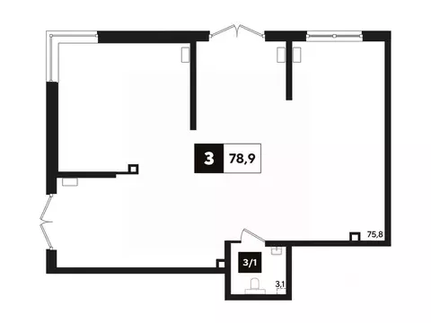 Офис в Краснодарский край, Краснодар ул. Анны Ахматовой, 6/1 (80 м)