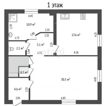 3-к кв. Ставропольский край, Пятигорск ул. Крайнего (148.0 м)