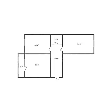 2-комнатная квартира: Махачкала, улица Хаджи Булача, 14 (73 м)