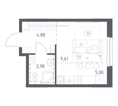 Студия Башкортостан, Уфа ул. Рашита Манурова (22.47 м)