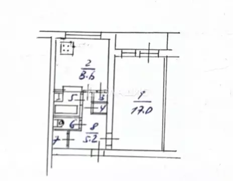1-к кв. Ленинградская область, Всеволожск Межевая ул., 23 (36.1 м)