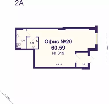Помещение свободного назначения (61 м)