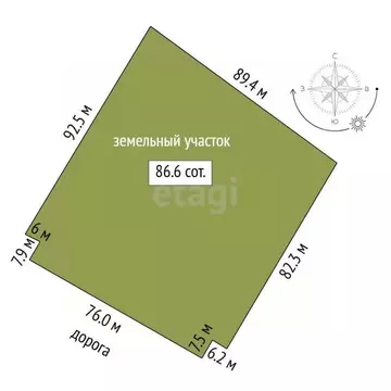 Участок в Тюменская область, Тюменский муниципальный округ, с. Борки  ...