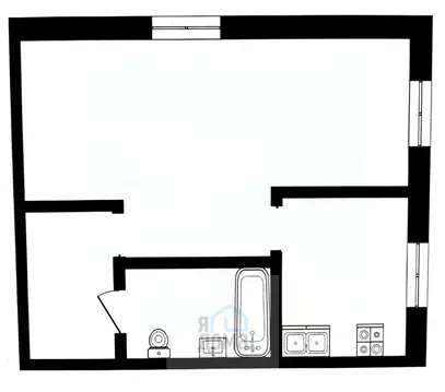 1-к кв. Томская область, Томск просп. Фрунзе, 105 (29.9 м)