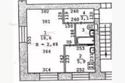 1-комнатная квартира: Екатеринбург, улица Индустрии, 123 (30.6 м)