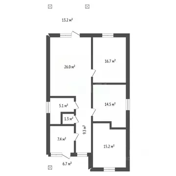 Дом в Воронежская область, с. Новая Усмань ул. Ямальская, 65 (120 м)